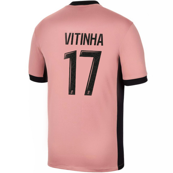 24/25 Vitinha #17 Third Men's Soccer Jersey