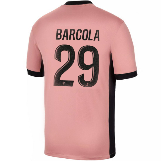 24/25 Bradley Barcola #29 Third Men's Soccer Jersey - Click Image to Close