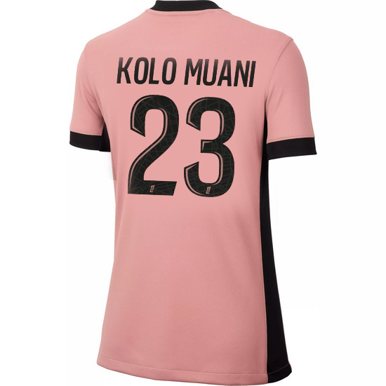 24/25 Randal Kolo Muani #23 Third Women's Soccer Jersey - Click Image to Close