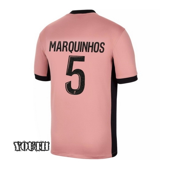 24/25 Marquinhos #5 Third Youth Soccer Jersey - Click Image to Close