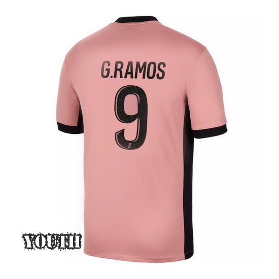 24/25 Goncalo Ramos #9 Third Youth Soccer Jersey - Click Image to Close