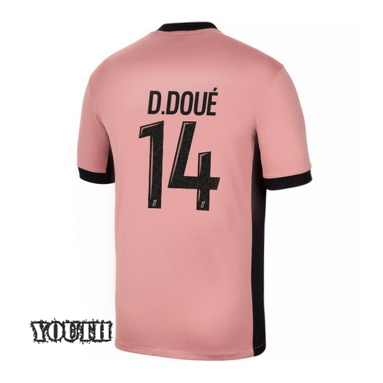 24/25 Desire Doue #14 Third Youth Soccer Jersey - Click Image to Close