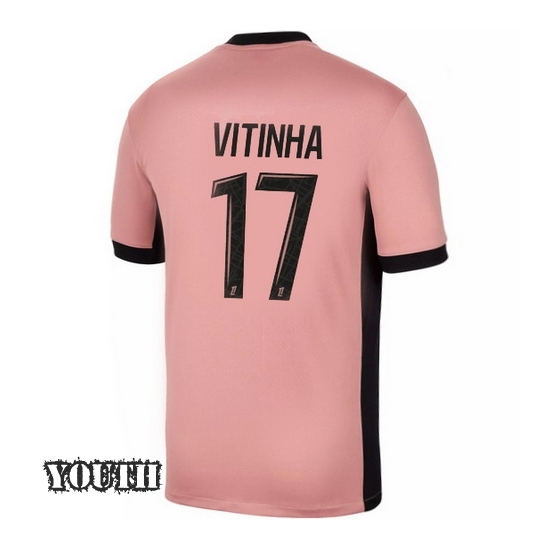 24/25 Vitinha #17 Third Youth Soccer Jersey - Click Image to Close