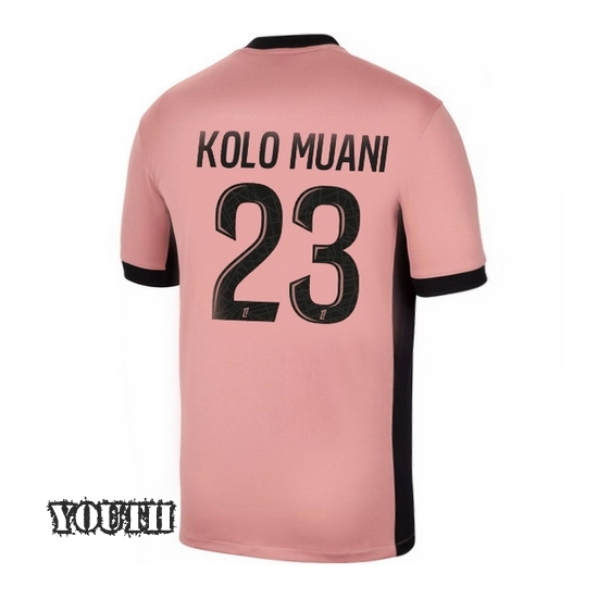 24/25 Randal Kolo Muani #23 Third Youth Soccer Jersey