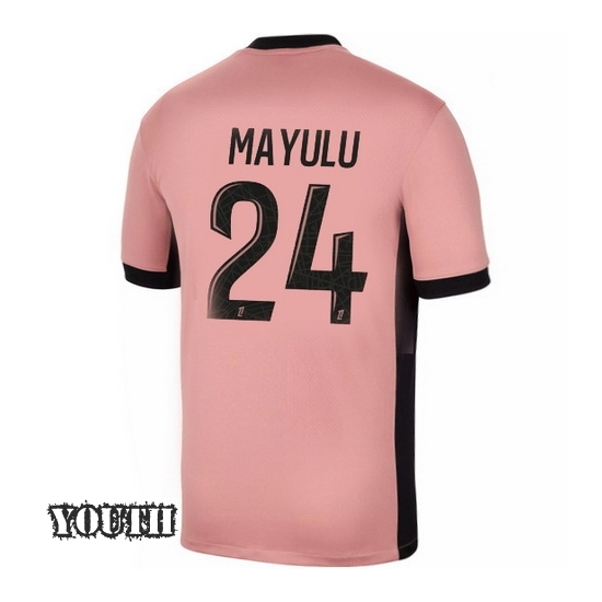 24/25 Senny Mayulu #24 Third Youth Soccer Jersey