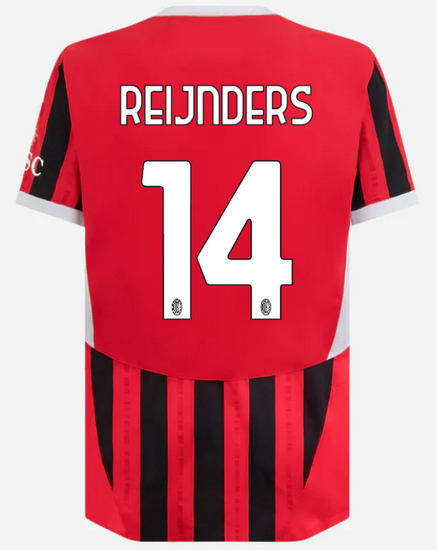 2024/25 Tijjani Reijnders #14 Home Men's Soccer Jersey