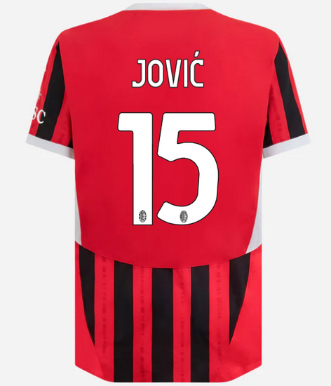 2024/25 Luka Jovic #15 Home Men's Soccer Jersey