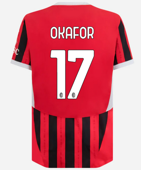2024/25 Noah Okafor #17 Home Men's Soccer Jersey