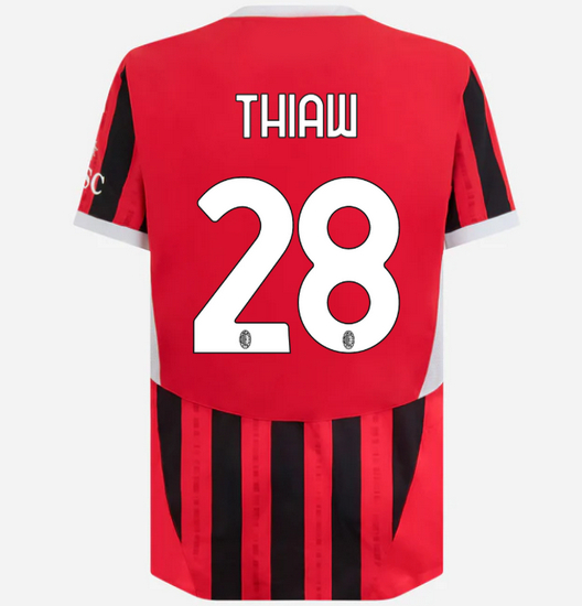 2024/25 Malick Thiaw #28 Home Men's Soccer Jersey