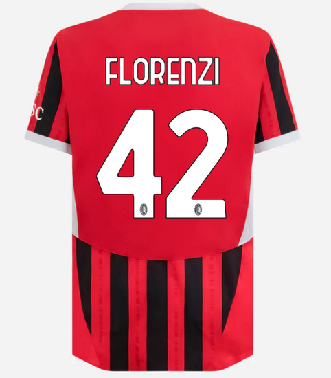 2024/25 Alessandro Florenzi #42 Home Men's Soccer Jersey