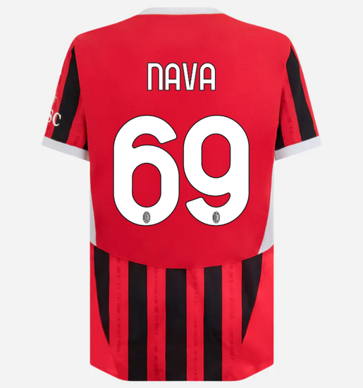 2024/25 Lapo Maria Nava #69 Home Men's Soccer Jersey