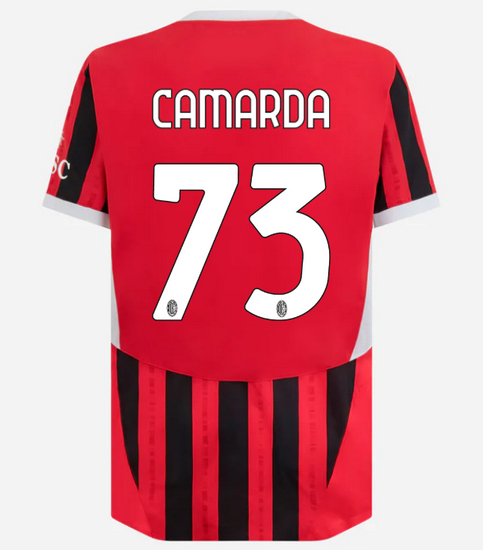 2024/25 Francesco Camarda #73 Home Men's Soccer Jersey