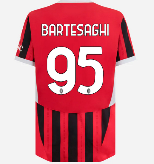 2024/25 Davide Bartesaghi #95 Home Men's Soccer Jersey