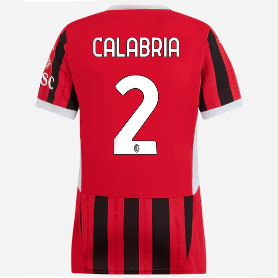 2024/25 Davide Calabria Home Women's Soccer Jersey