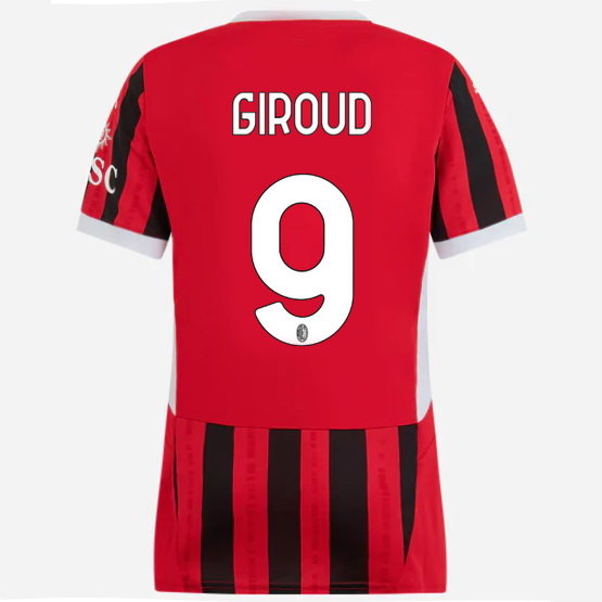 2024/25 Olivier Giroud Home Red Women's Soccer Jersey - Click Image to Close