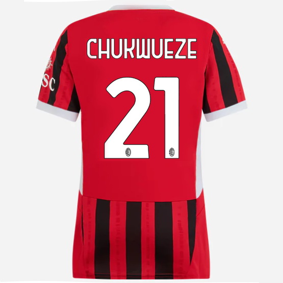 2024/25 Samuel Chukwueze Home Women's Soccer Jersey - Click Image to Close