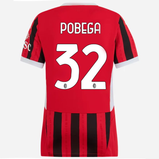 2024/25 Tommaso Pobega Home Women's Soccer Jersey - Click Image to Close