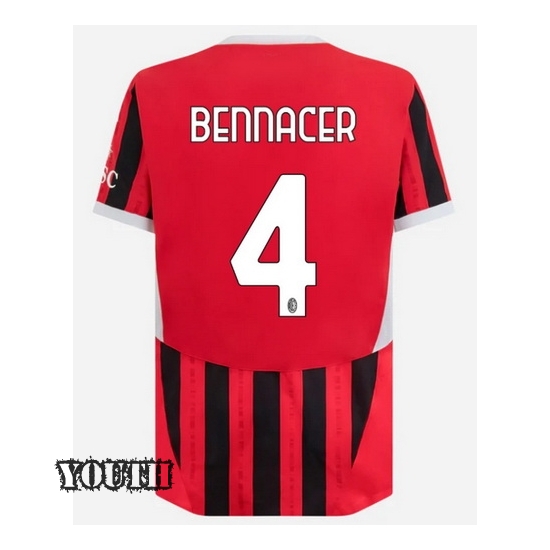 Ismael Bennacer 2024/25 Home Youth Soccer Jersey - Click Image to Close