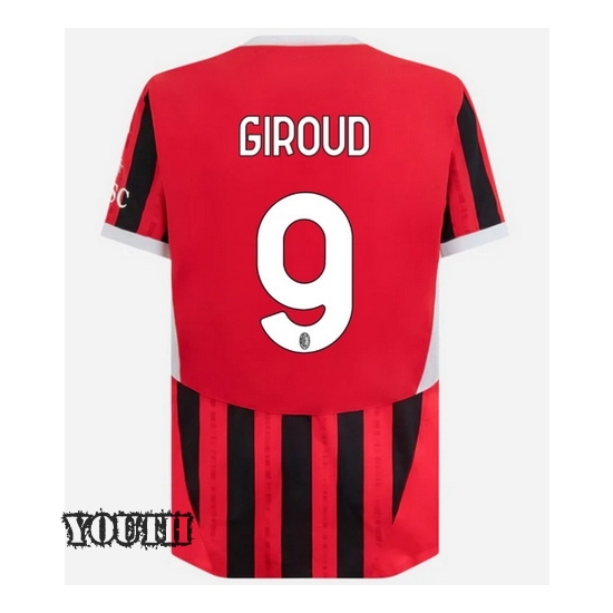 Olivier Giroud 2024/25 Red Home Youth Soccer Jersey