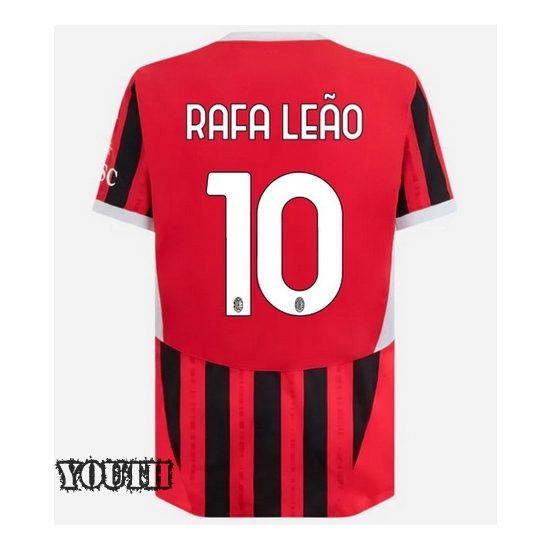 Rafael Leao 2024/25 Home Youth Soccer Jersey - Click Image to Close