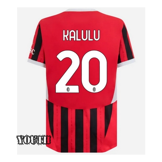 Pierre Kalulu 2024/25 Home Youth Soccer Jersey