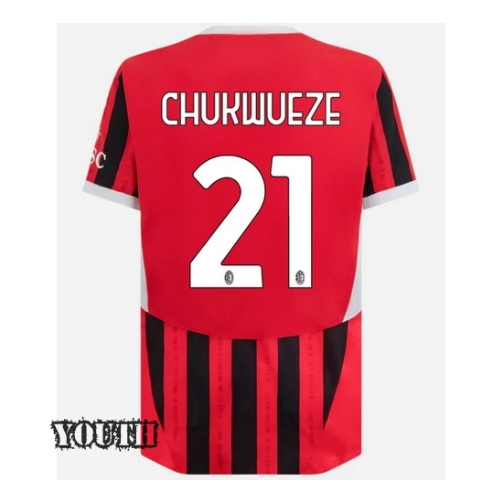 Samuel Chukwueze 2024/25 Home Youth Soccer Jersey - Click Image to Close