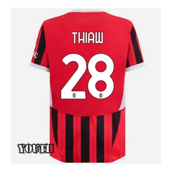 Malick Thiaw 2024/25 Home Youth Soccer Jersey - Click Image to Close