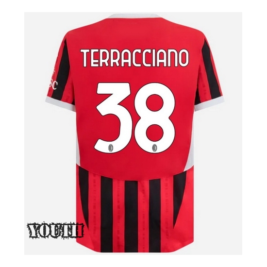 Filippo Terracciano 2024/25 Home Youth Soccer Jersey