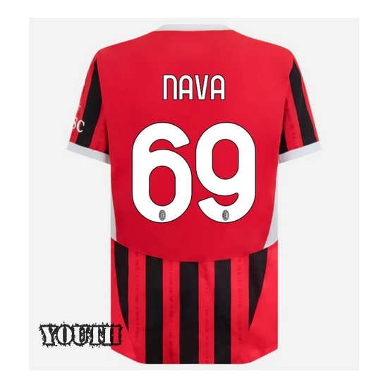 Lapo Maria Nava 2024/25 Home Youth Soccer Jersey