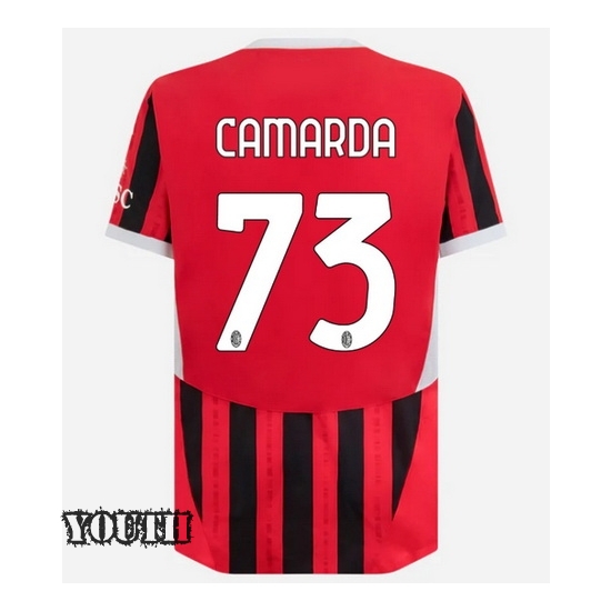 Francesco Camarda 2024/25 Home Youth Soccer Jersey - Click Image to Close