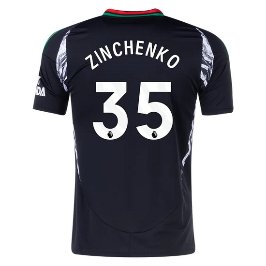 2024/25 Oleksandr Zinchenko Away Men's Soccer Jersey - Click Image to Close