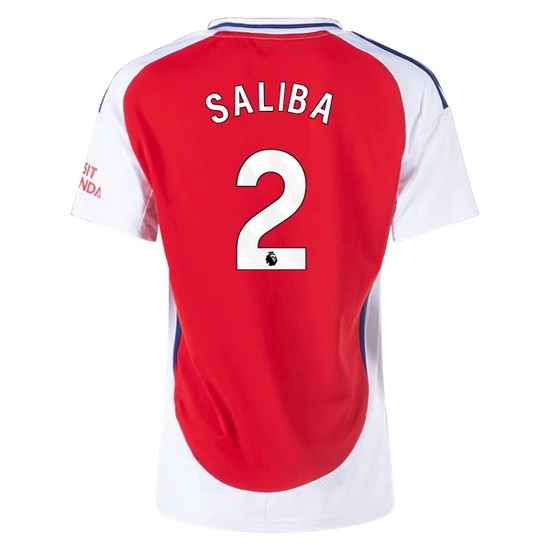 2024/25 William Saliba Home Women's Soccer Jersey