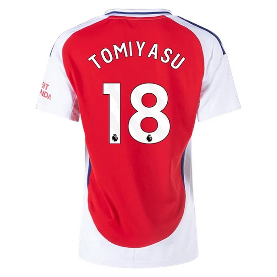 2024/25 Takehiro Tomiyasu Home Women's Soccer Jersey - Click Image to Close