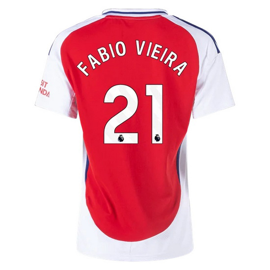 2024/25 Fabio Vieira Home Women's Soccer Jersey - Click Image to Close