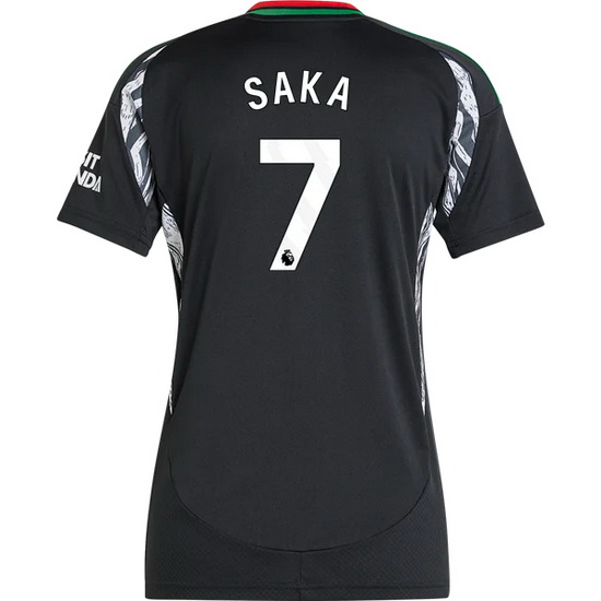 2024/25 Bukayo Saka Away Women's Soccer Jersey - Click Image to Close