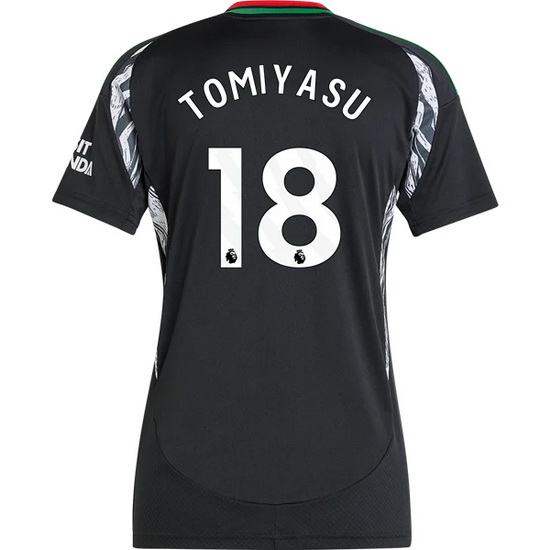 2024/25 Takehiro Tomiyasu Away Women's Soccer Jersey - Click Image to Close