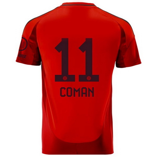 2024/25 Kingsley Coman Home Men's Soccer Jersey - Click Image to Close