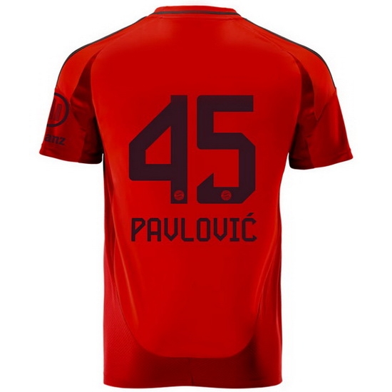 2024/25 Aleksandar Pavlovic Home Men's Soccer Jersey - Click Image to Close