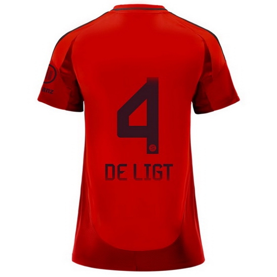 2024/25 Matthijs de Ligt Home Women's Soccer Jersey - Click Image to Close