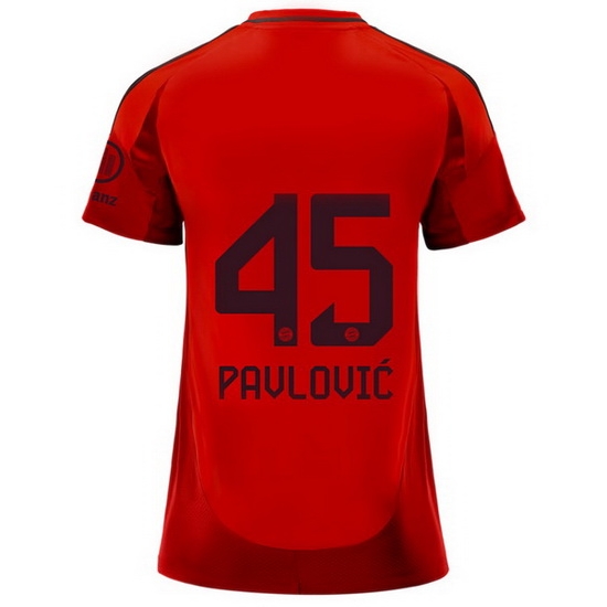 2024/25 Aleksandar Pavlovic Home Women's Soccer Jersey - Click Image to Close