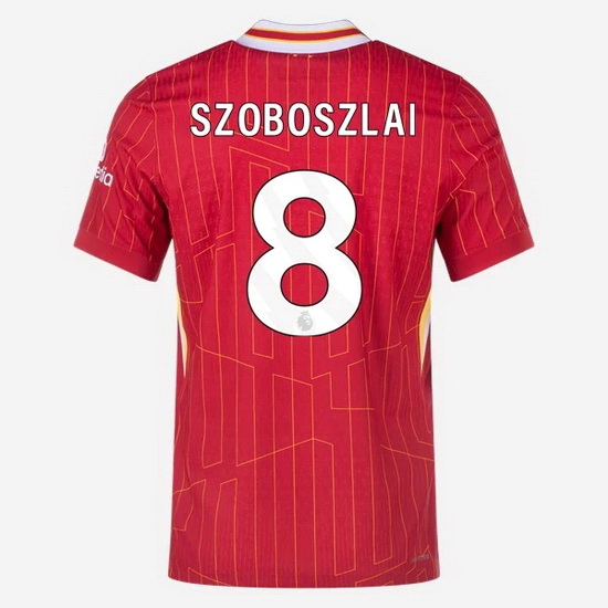 Dominik Szoboszlai 2024/25 Home #8 Men's Soccer Jersey - Click Image to Close