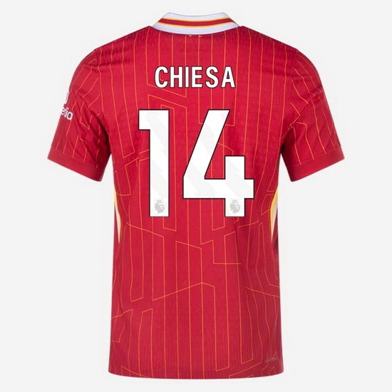 Federico Chiesa 2024/25 Home #14 Men's Soccer Jersey