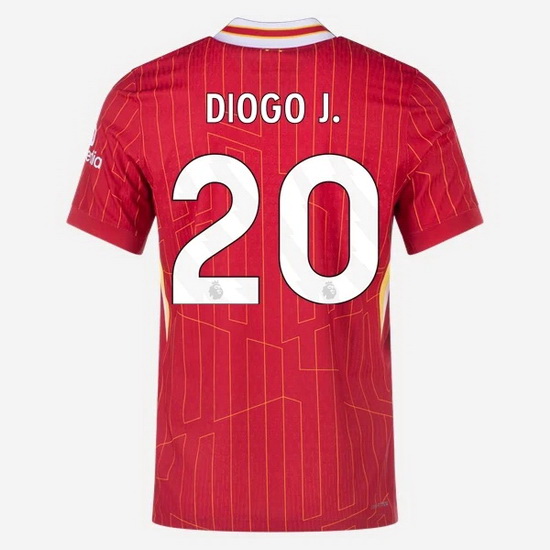 Diogo Jota 2024/25 Home #20 Men's Soccer Jersey