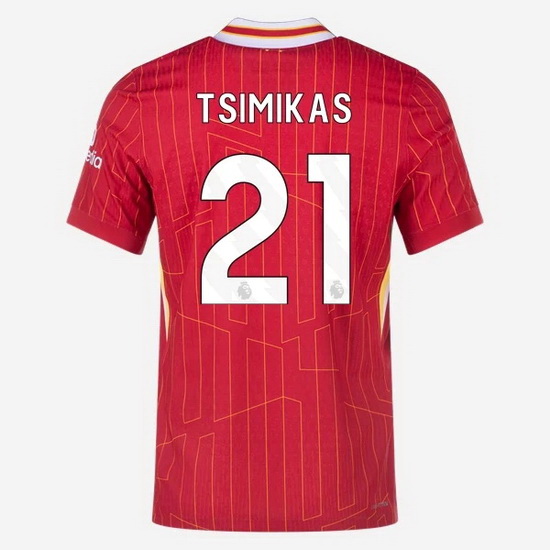 Kostas Tsimikas 2024/25 Home #21 Men's Soccer Jersey - Click Image to Close