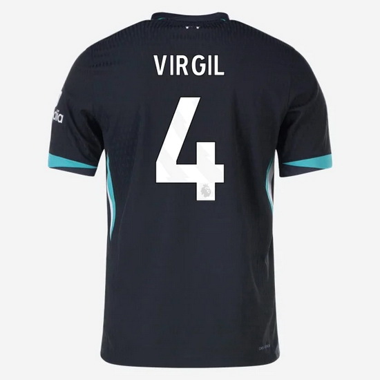 Virgil Van Dijk 2024/25 Away #4 Men's Soccer Jersey