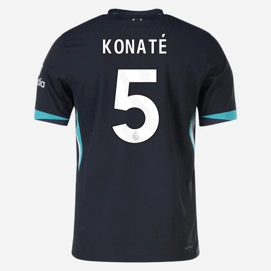 Ibrahima Konate 2024/25 Away #5 Men's Soccer Jersey