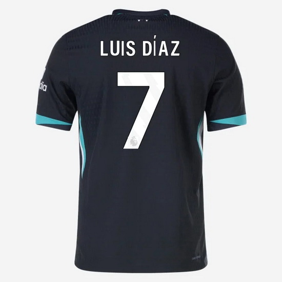 Luis Diaz 2024/25 Away #7 Men's Soccer Jersey - Click Image to Close