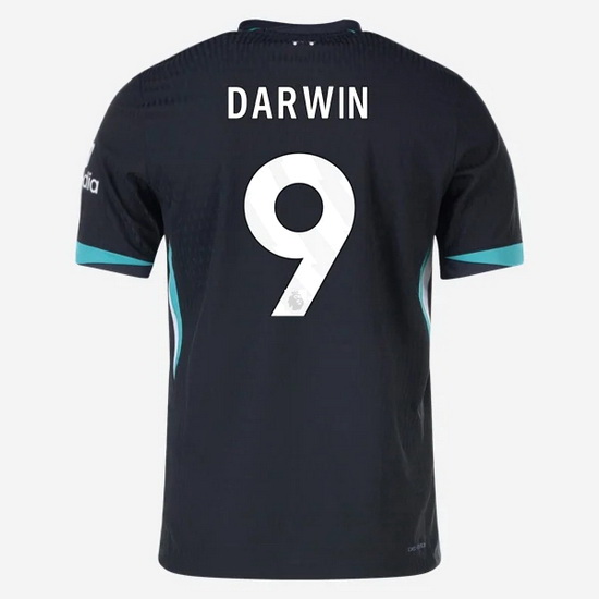 Darwin Nunez 2024/25 Away #9 Men's Soccer Jersey - Click Image to Close