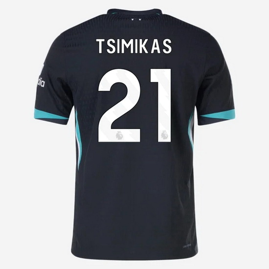 Kostas Tsimikas 2024/25 Away #21 Men's Soccer Jersey - Click Image to Close