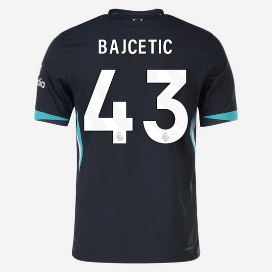 Stefan Bajcetic 2024/25 Away #43 Men's Soccer Jersey